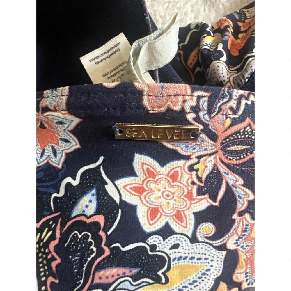 Sea Level Floral Tankini Swim Top Women's Size‎ 16 Multicolor